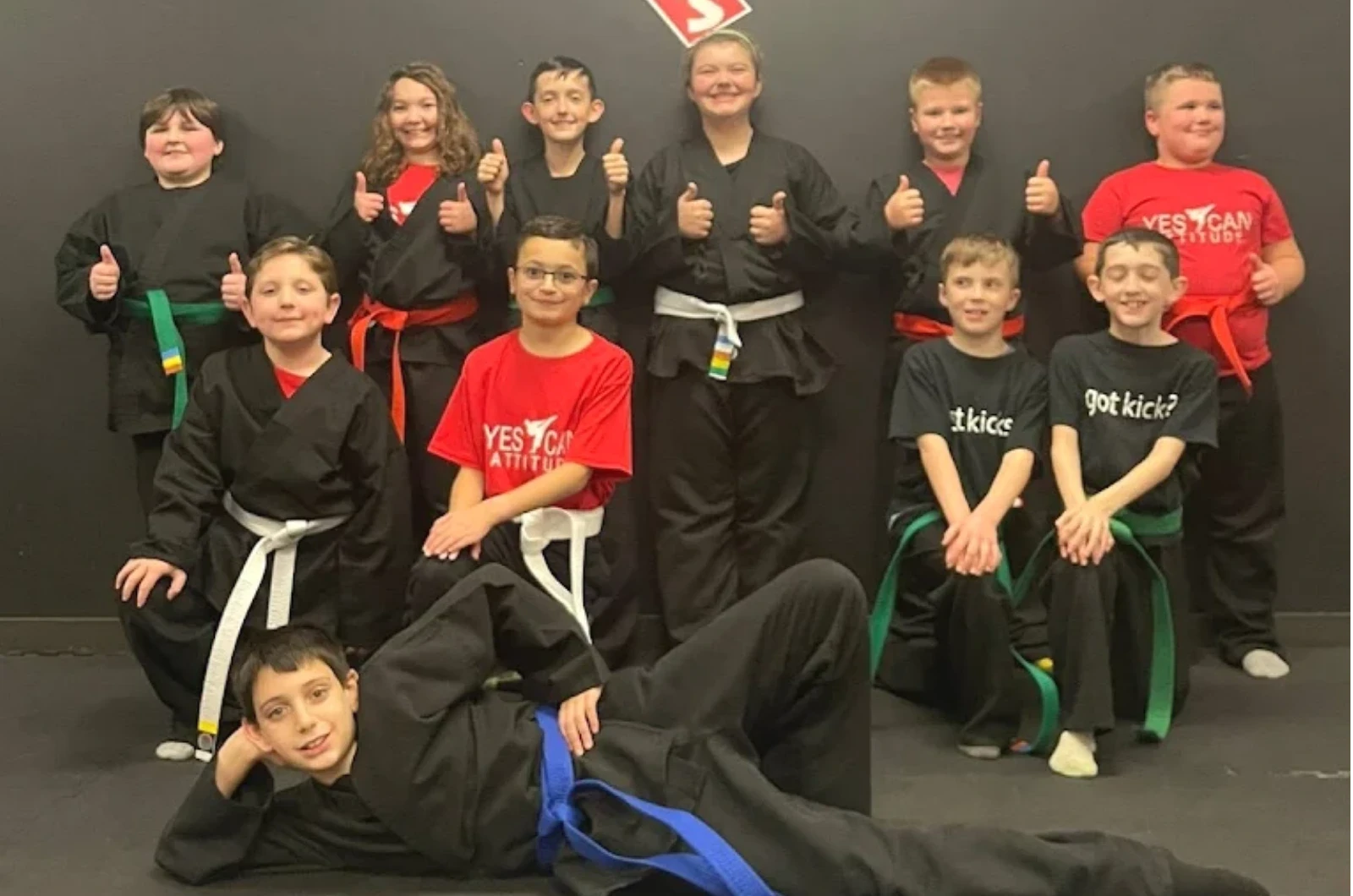 Kids getting fit and active through martial arts